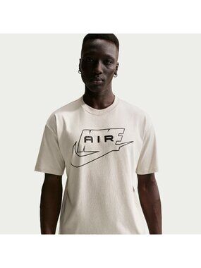 Nike Men's NSW T-Shirt IH1359-072 Crew Neck Size XL Bone NEW WITH TAGS!